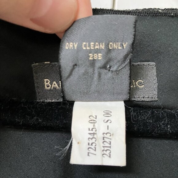 Banana Republic Maxi Dress Womens 12 Black Linen Sleeveless Neutral Goth - Picture 5 of 10